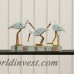 Beachcrest Home Wood/Metal 3 Birds on Stand Figurine SEHO3068